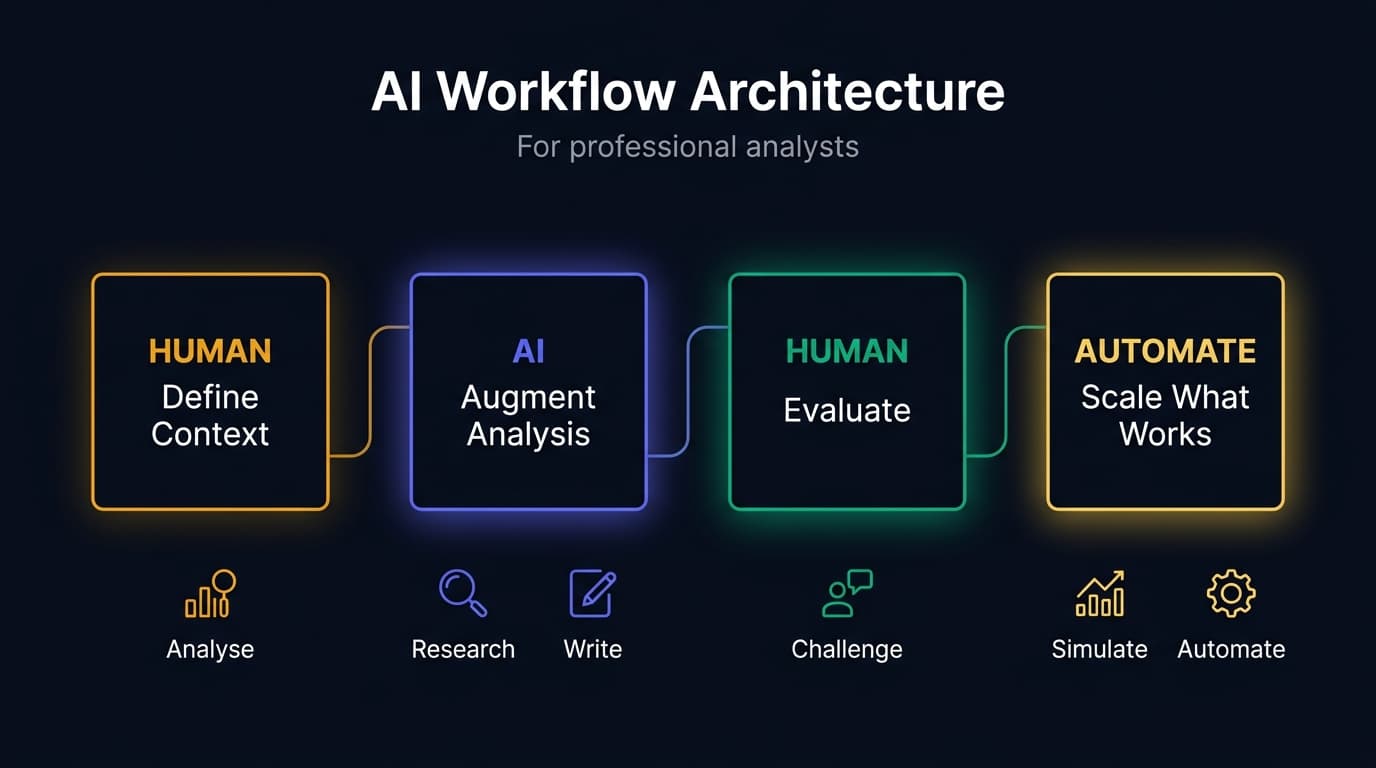 AI Workflow Architecture: Human, AI, Human, Automate
